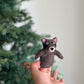 Felt Finger Puppet: Raccoon