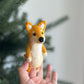 Felt Finger Puppet: Shiba-Inu Dog