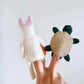 Felt Finger Puppets Set of 2 - The Tale of the Turtle and the Rabbit