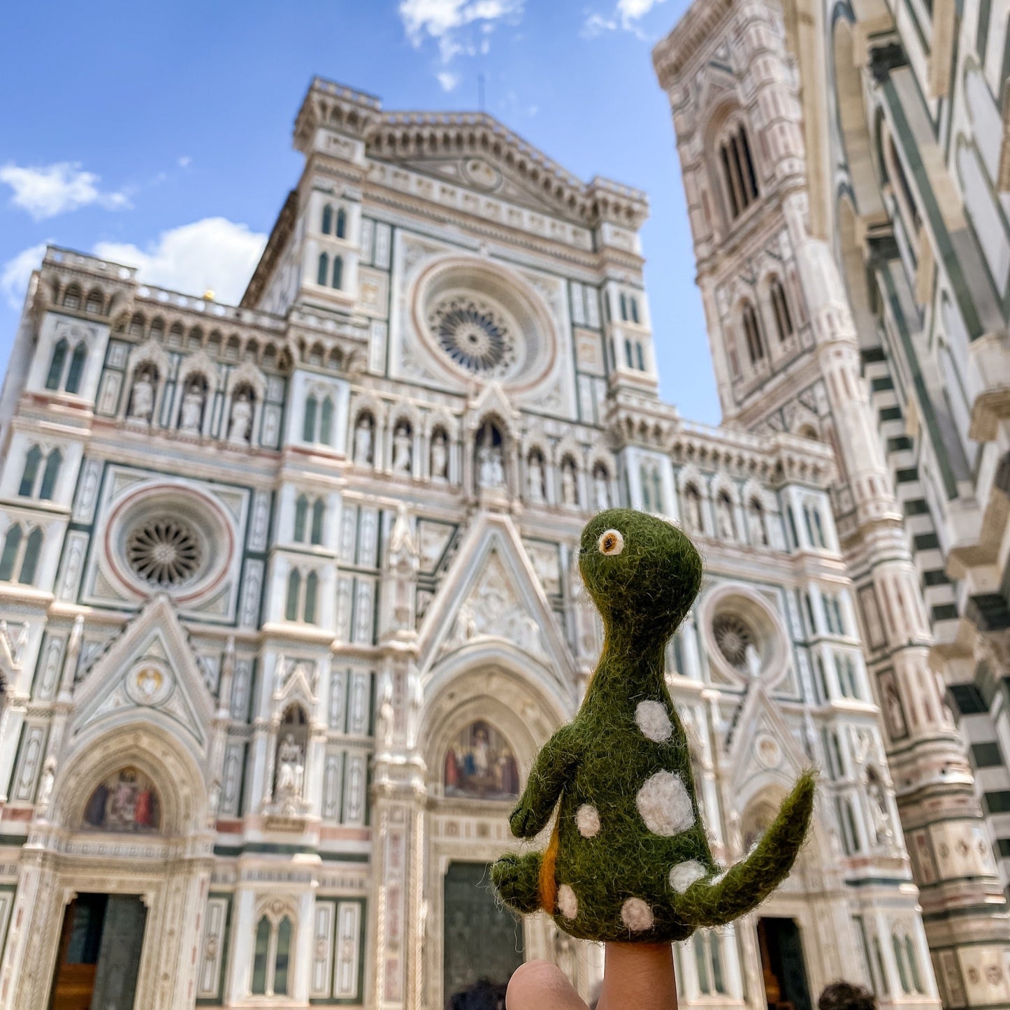 Felt Finger Puppets Set of 3 - Dino Brothers