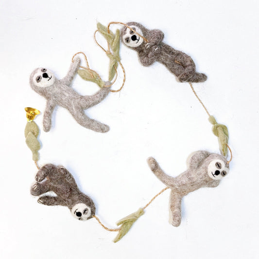Felt Garland - Slothful Serenity