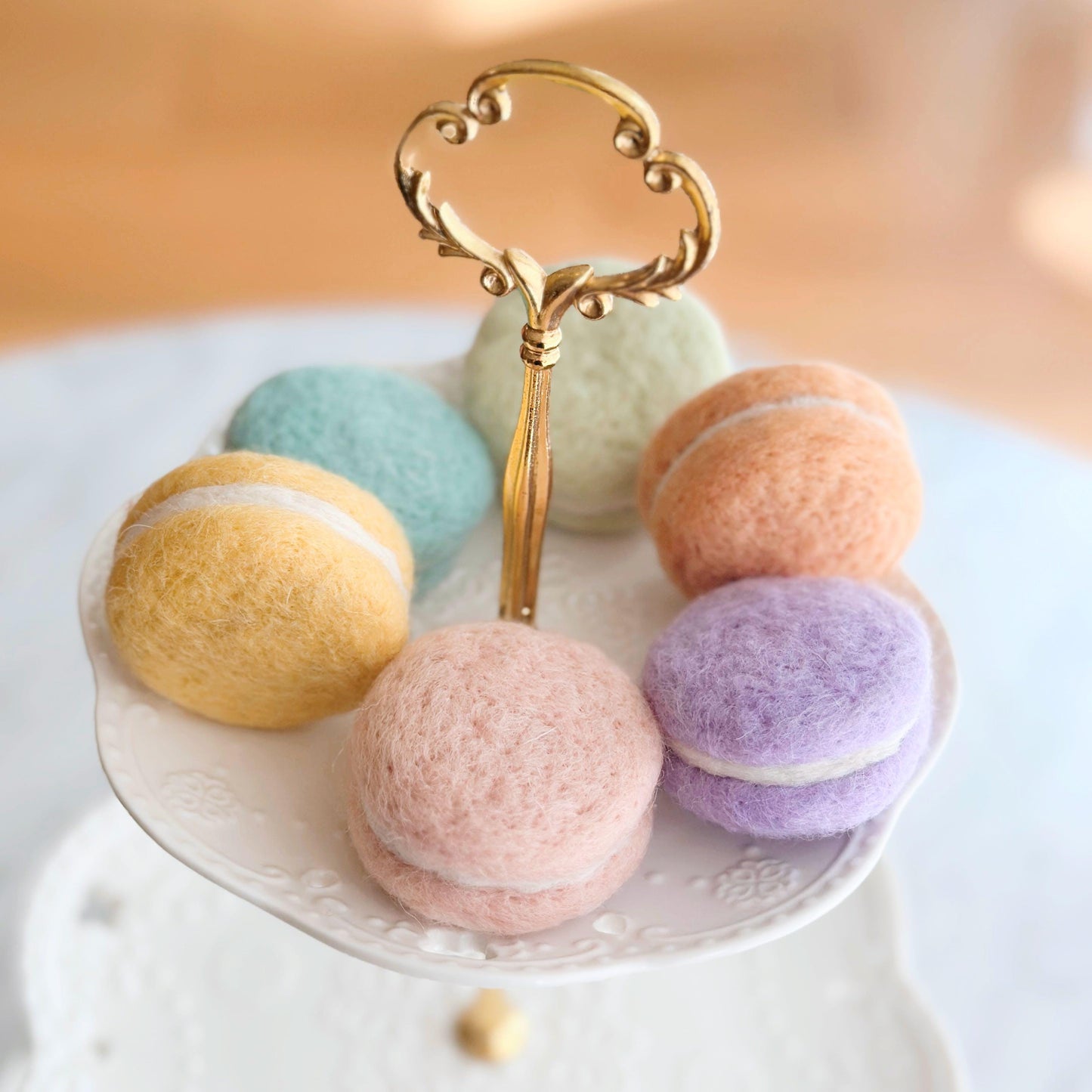 Felt Macarons - Chickadees Wooden Toys