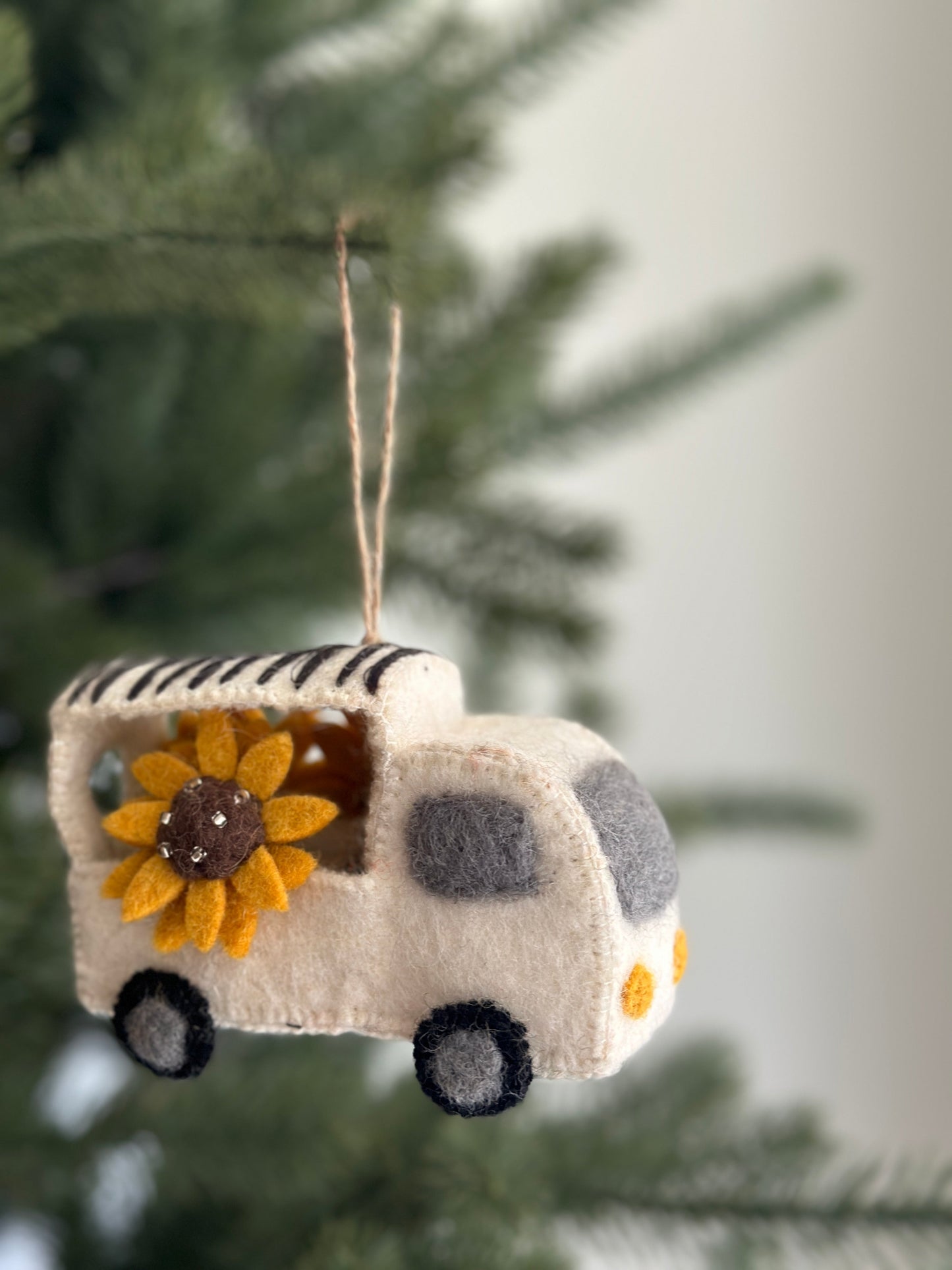 Felt Mobile Flower Shop Ornament - Chickadees Wooden Toys