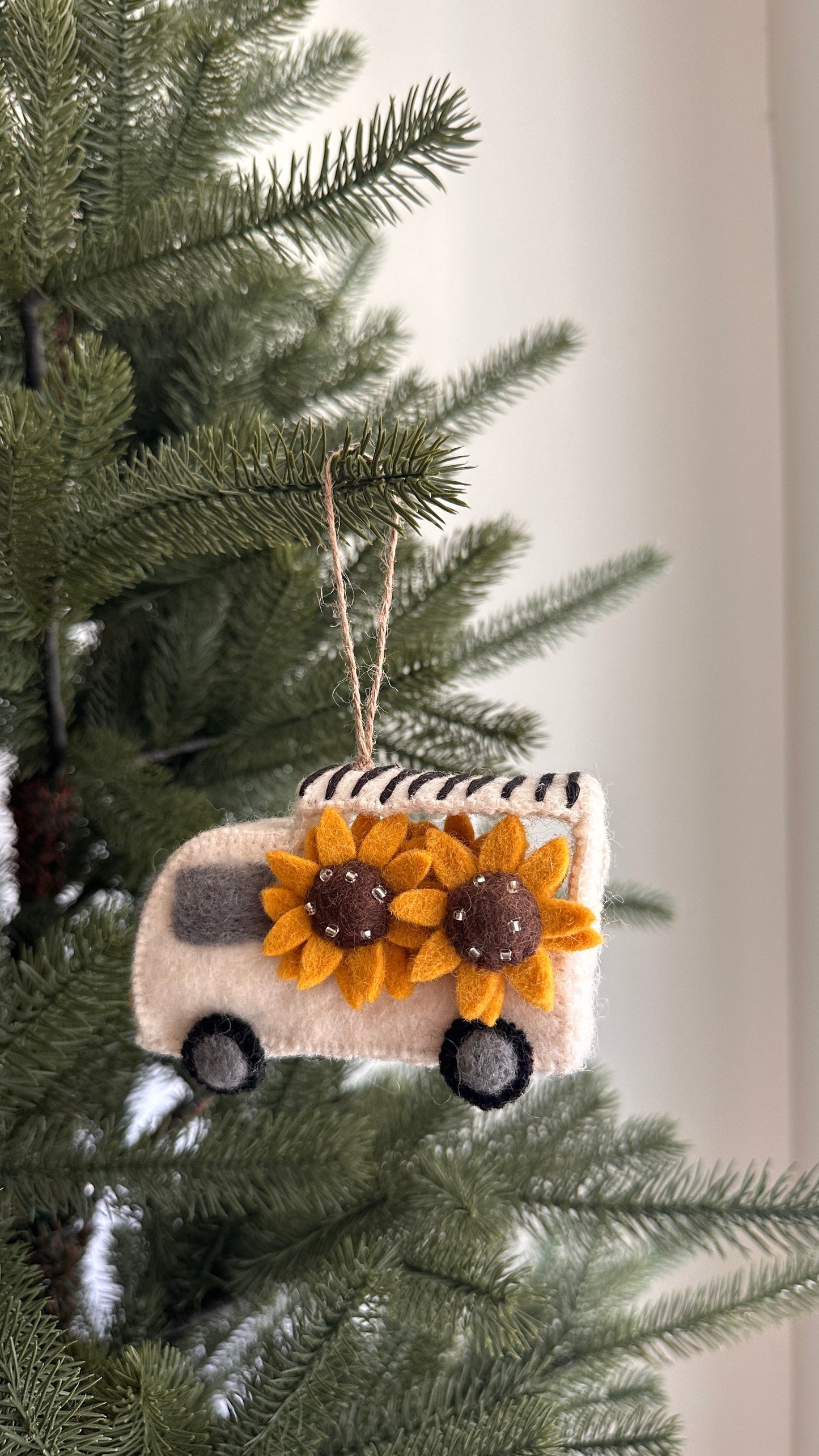 Felt Mobile Flower Shop Ornament - Chickadees Wooden Toys
