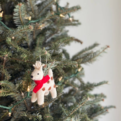 Felt Ornament - Christmas Reindeer