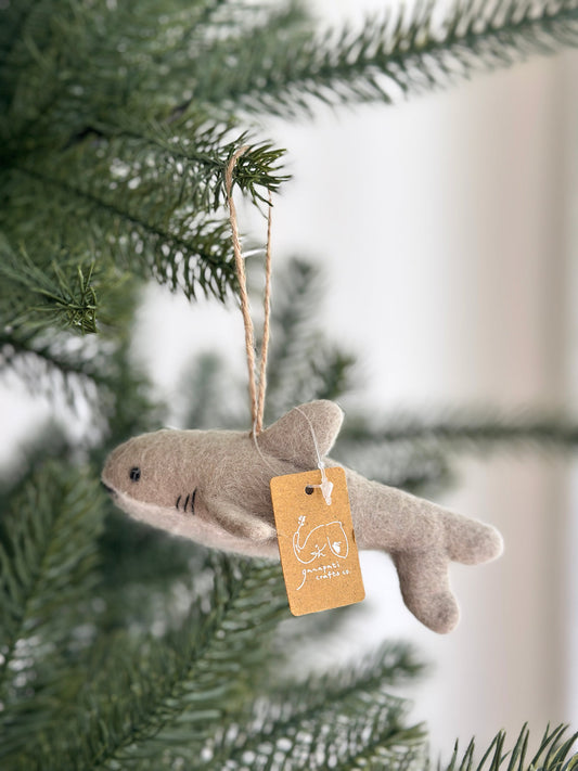 Felt Ornament - Shark - Chickadees Wooden Toys