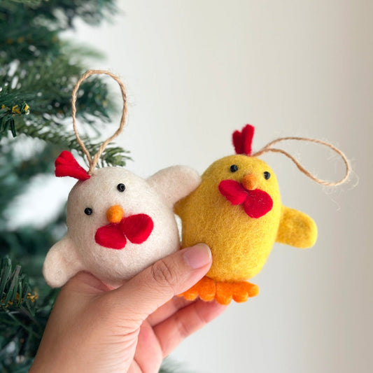Felt Ornament - Easter Chick - Chickadees Wooden Toys