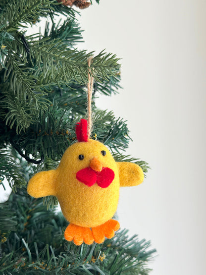 Felt Ornament - Easter Chick - Chickadees Wooden Toys