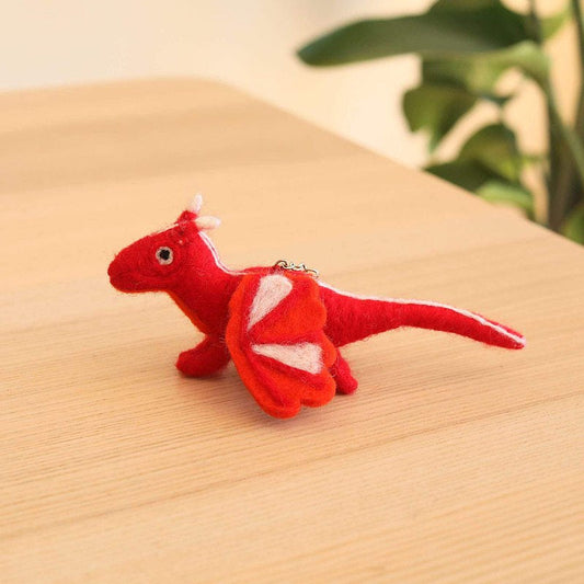 Felt Ornament - Flying Dragons - Chickadees Wooden Toys