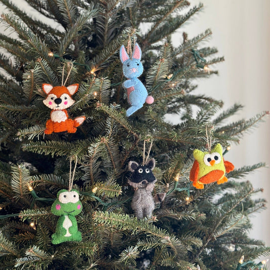 Felt Ornament - Frog - Chickadees Wooden Toys