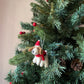 Felt Ornament - Jack Russell Dog with Christmas Hat
