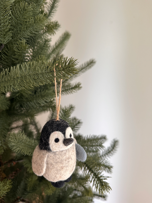 Felt Ornament - Penguin - Chickadees Wooden Toys