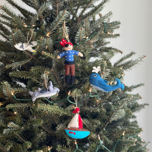 Felt Ornament - Pirate - Chickadees Wooden Toys