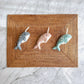Felt Ornament Set of 3 - Narwhal - Chickadees Wooden Toys
