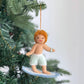 Felt Ornament - Surfer Boy - Chickadees Wooden Toys
