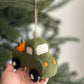 Felt Pickup Truck with Pumpkins Ornament