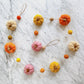 Felt Pumpkin Garland - Chickadees Wooden Toys