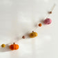 Felt Pumpkin Garland - Chickadees Wooden Toys