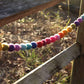 Felt Rainbow Pompom Ball Garland