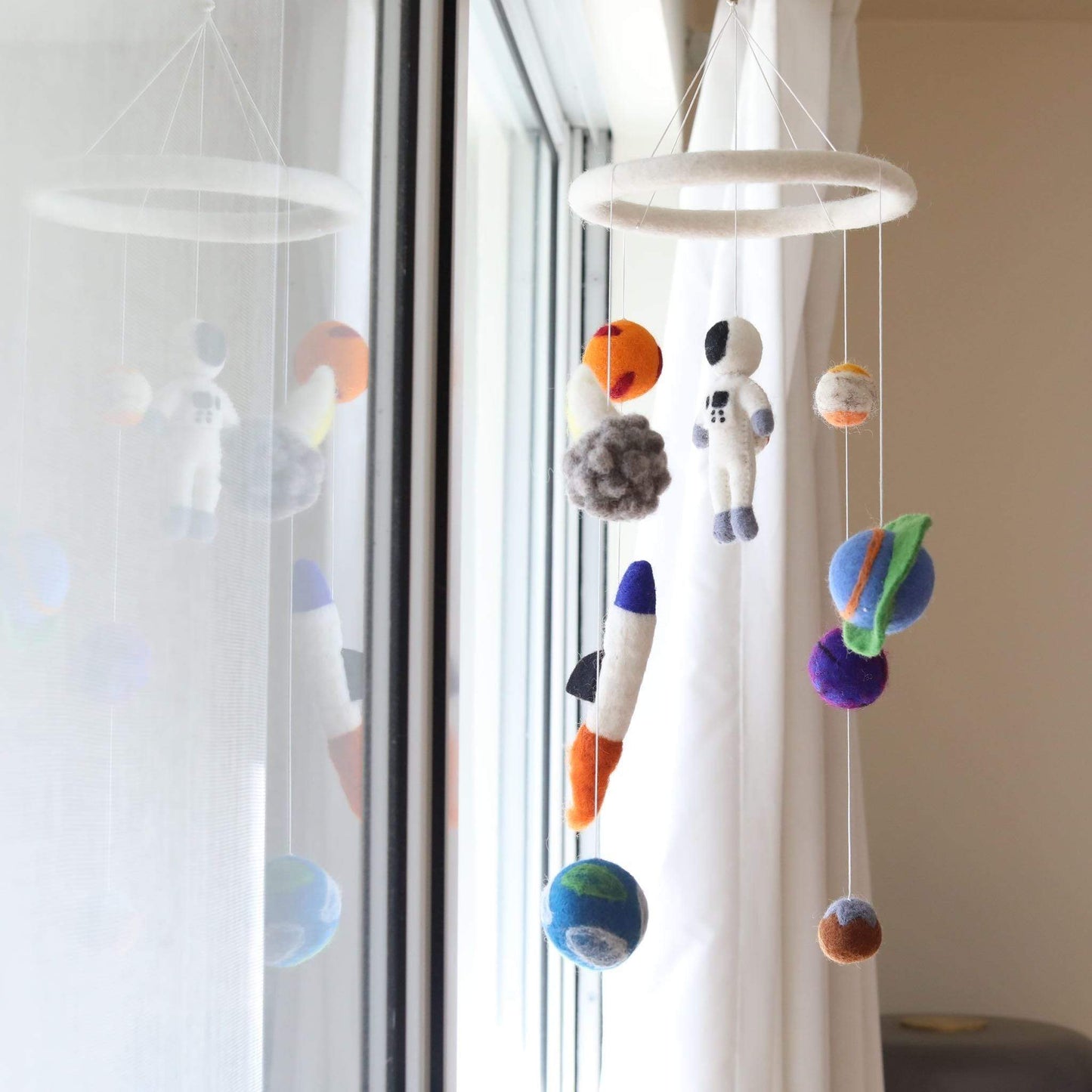 Felt Spaceman Baby Mobile