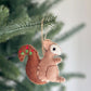 Felt Squirrel Ornament