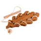 Wooden Lacing Oak Leaf Threading Toy