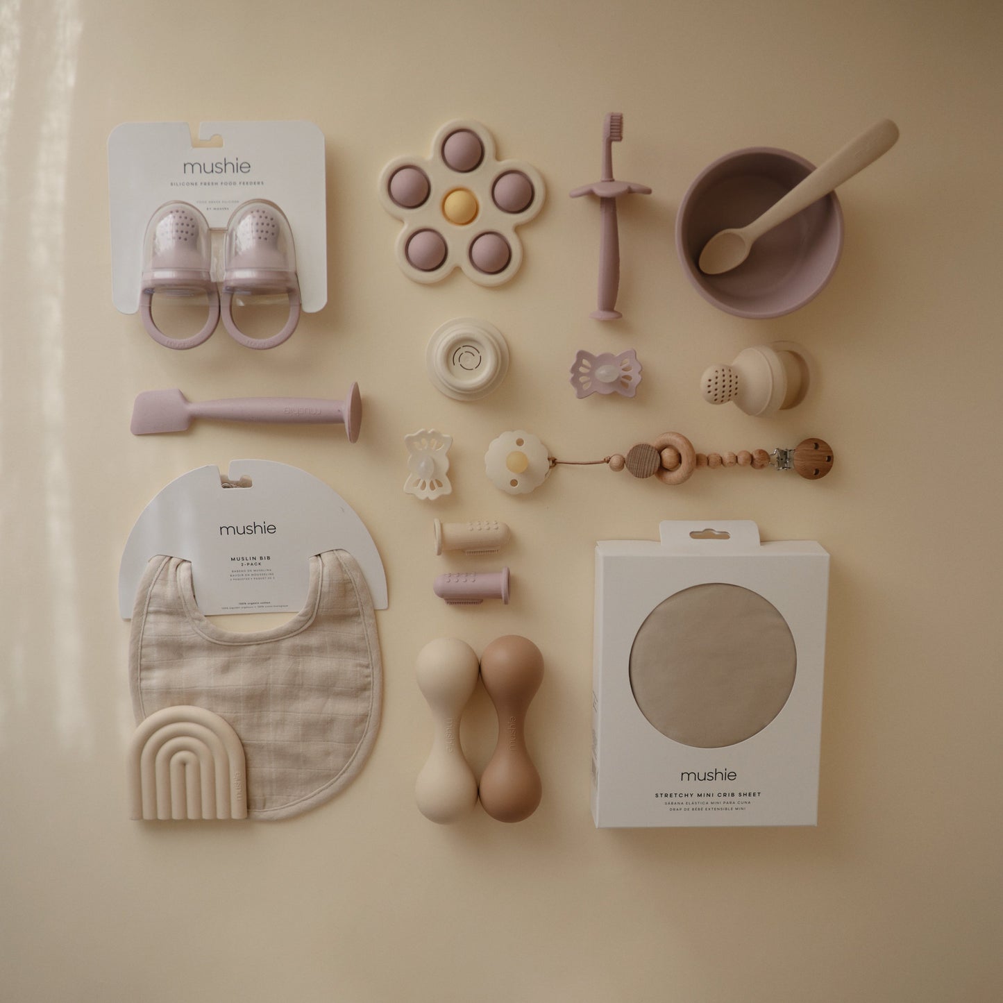 Silicone Baby Rattle Toy - Chickadees Wooden Toys