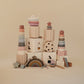 Rainbow Stacker Toy - Chickadees Wooden Toys