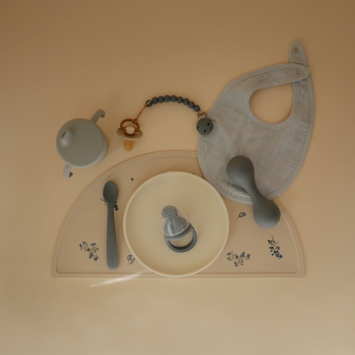 Silicone Baby Rattle Toy - Chickadees Wooden Toys