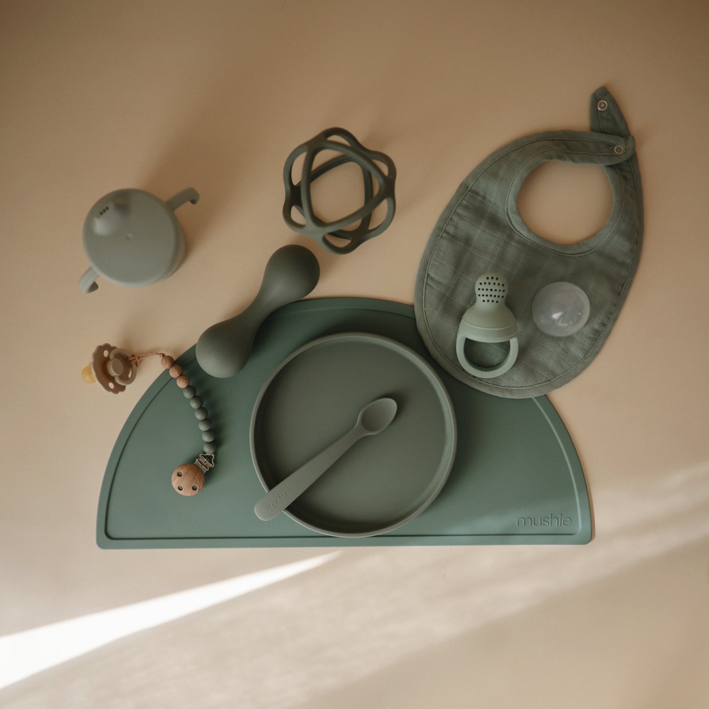 Silicone Baby Rattle Toy - Chickadees Wooden Toys