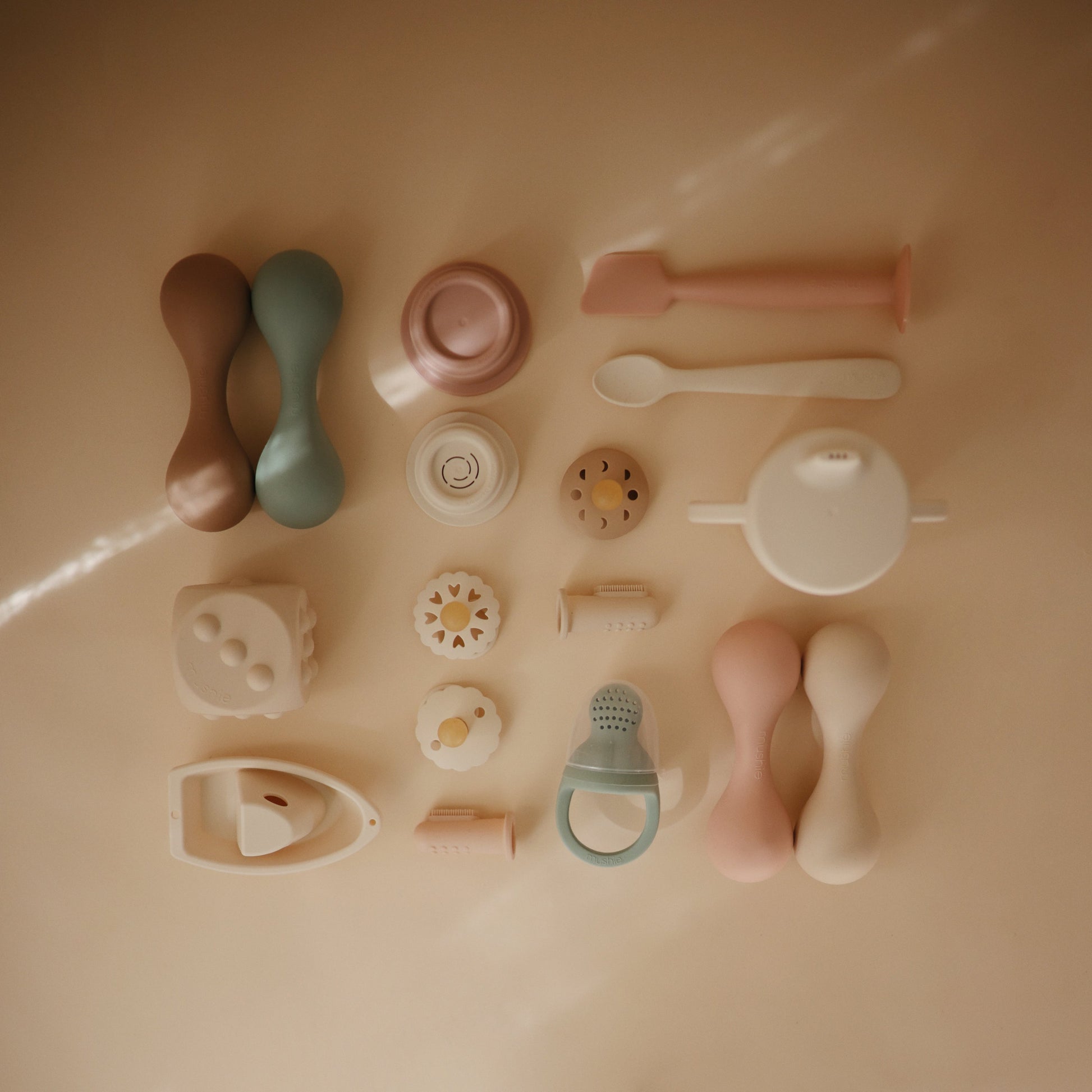 Silicone Baby Rattle Toy - Chickadees Wooden Toys