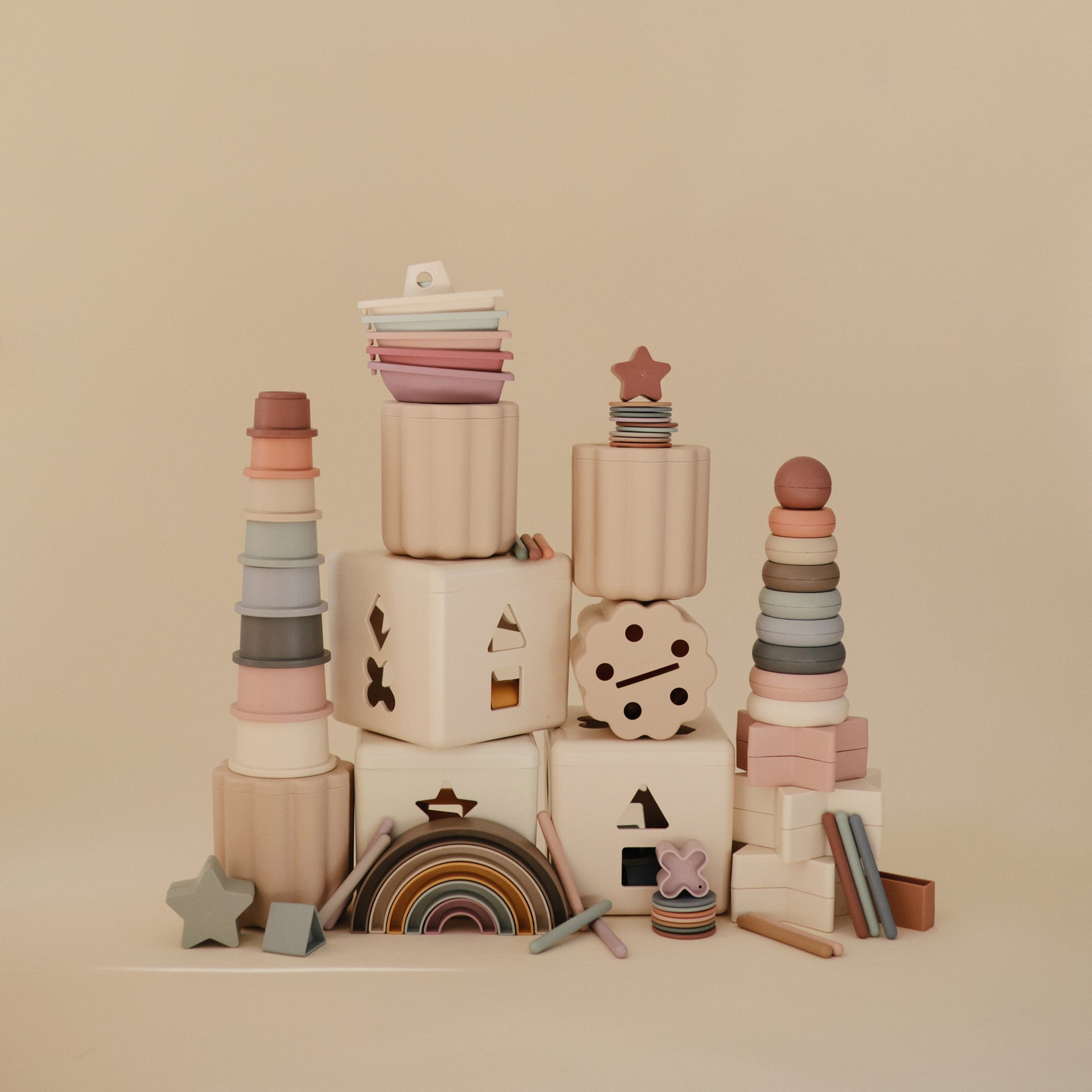 Coin & Tube Sorting Set - Chickadees Wooden Toys