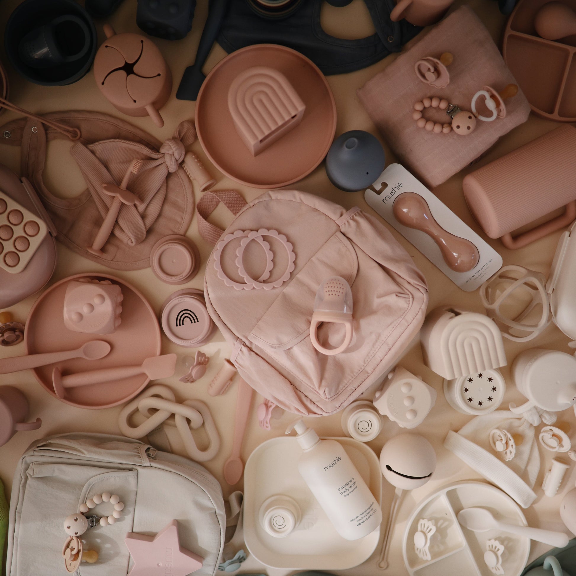 Silicone Baby Rattle Toy - Chickadees Wooden Toys