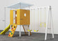 Forest - Modern Backyard Outdoor Swing Set 2 Swings And Trapeze Bar
