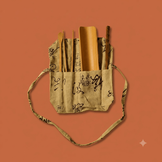 Gongfu Bamboo Tea Tools With Pouch