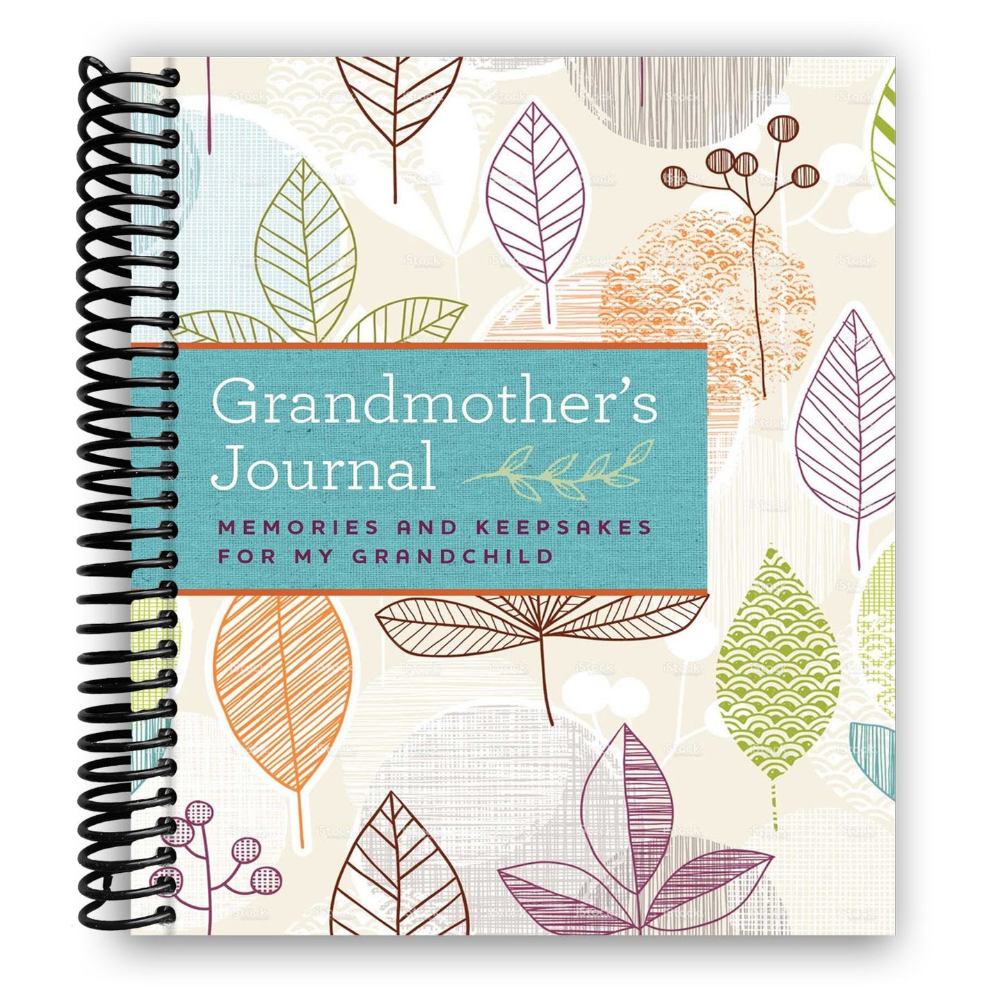 Grandmother's Journal: Memories and Keepsakes for My Grandchild (Spiral Bound) - Chickadees Wooden Toys