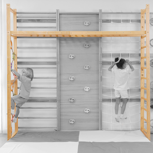 Monkey Bar Attachment – For 79 Inch Walnut Swedish Ladder