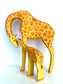 Tall Wooden Giraffe Toy set of 2
