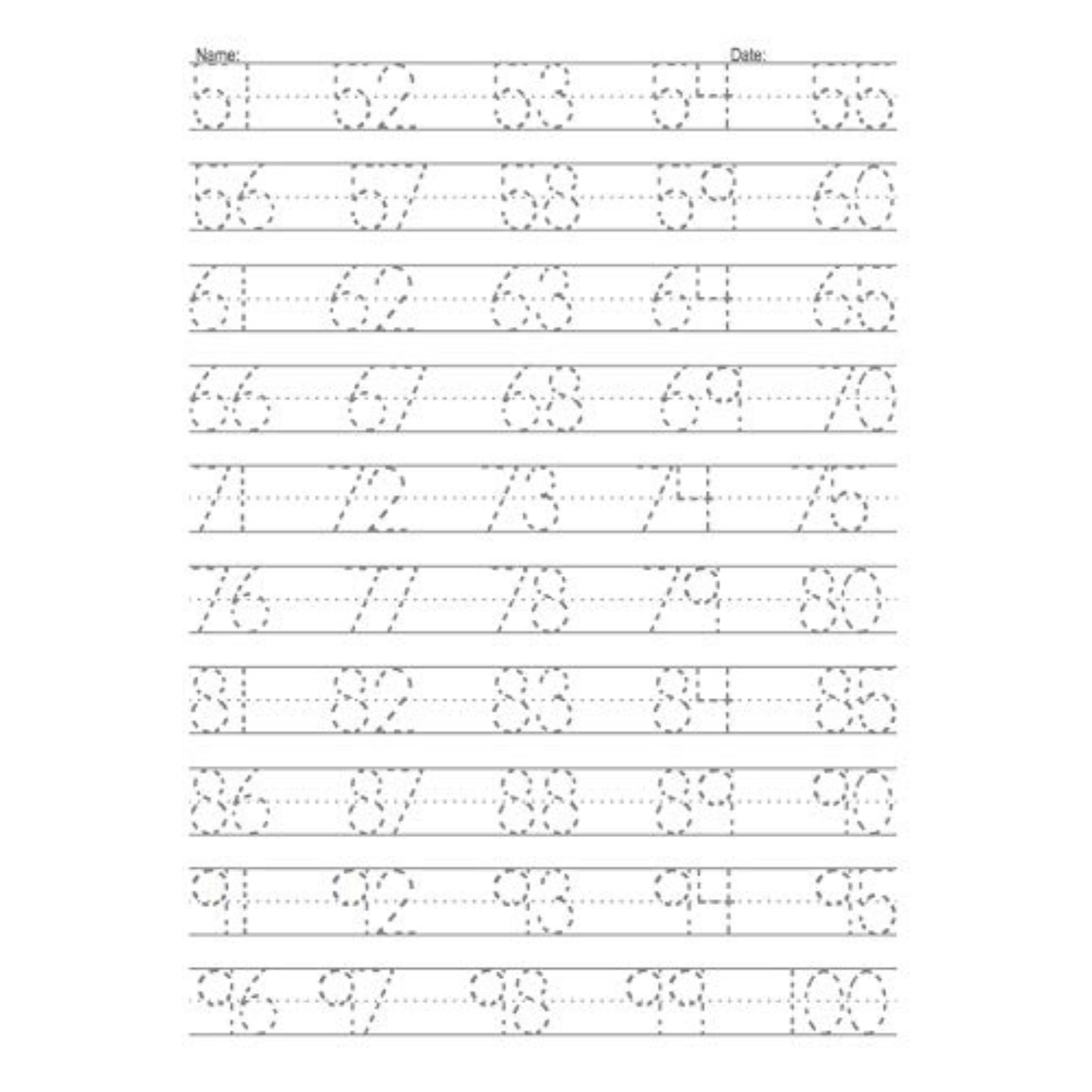 Handwriting Practice Book for Kids Ages 6-10: Printing workbook for Grades 1, 2 & 3, Learn to Trace Alphabet Letters and Numbers 1-100, Sight Words, ... and Math Drills for Grades 1, 2, 3 & 4) - Chickadees Wooden Toys