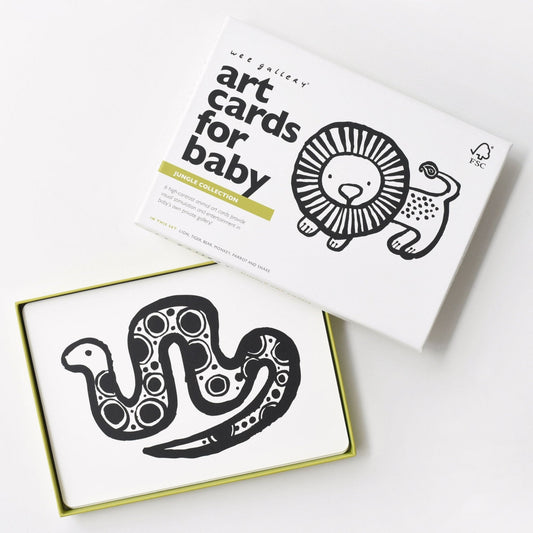 Art Cards for Baby - Jungle Collection - Chickadees Wooden Toys