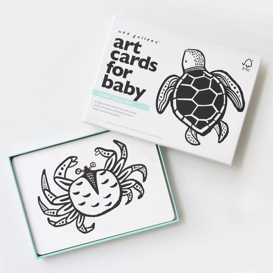 Art Cards for Baby - Ocean Collection - Chickadees Wooden Toys