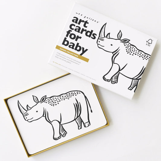 Art Cards for Baby - Safari Collection - Chickadees Wooden Toys