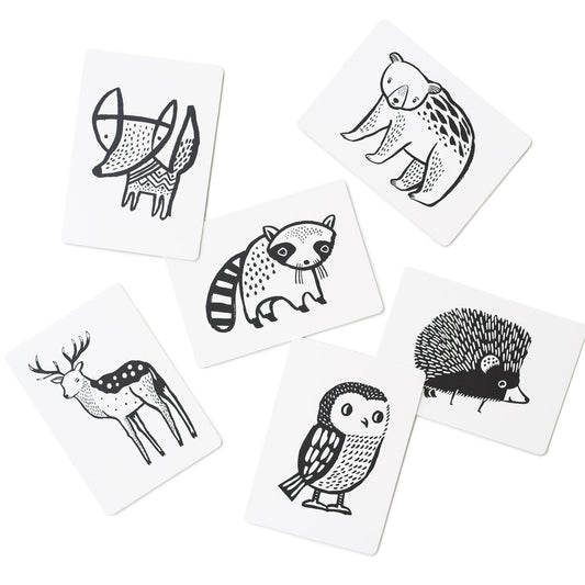 Art Cards for Baby - Woodland Collection - Chickadees Wooden Toys