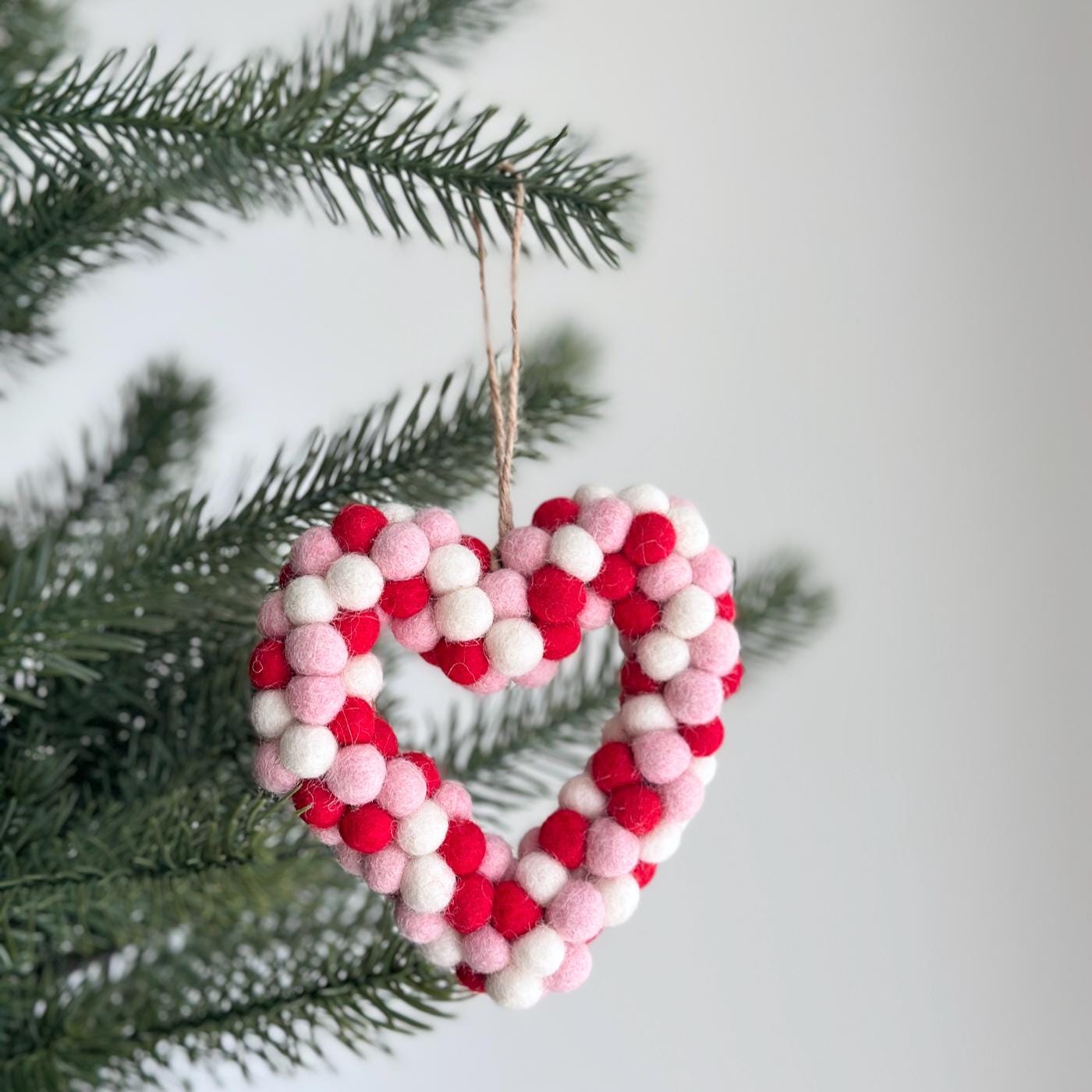 Valentine's Love Wreath Ornament