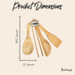 Kitchen Utensil Set | 4 Piece - Chickadees Wooden Toys