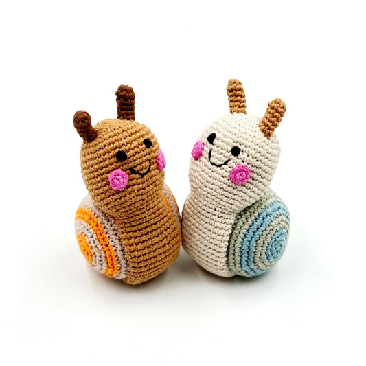 Snail Rattle - Chickadees Wooden Toys