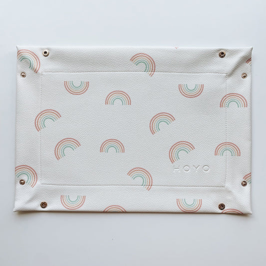 HOYO x CPKC mini mat (rainbow) - Chickadees Wooden Toys