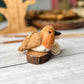 Pamela the Robin Felt Friend - Chickadees Wooden Toys