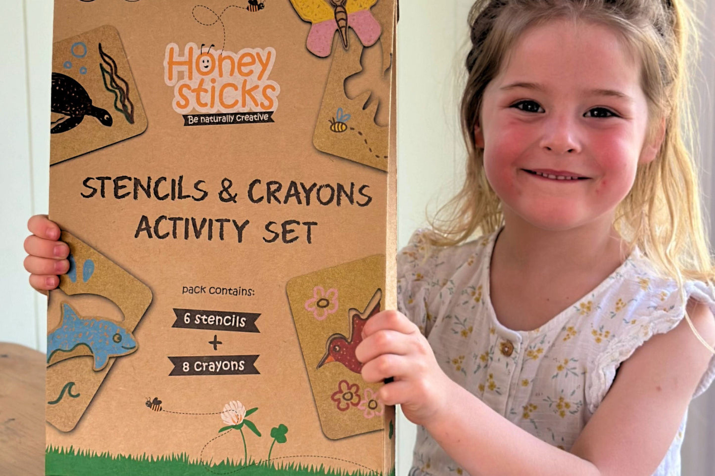 Stencils and Crayons Activity Set