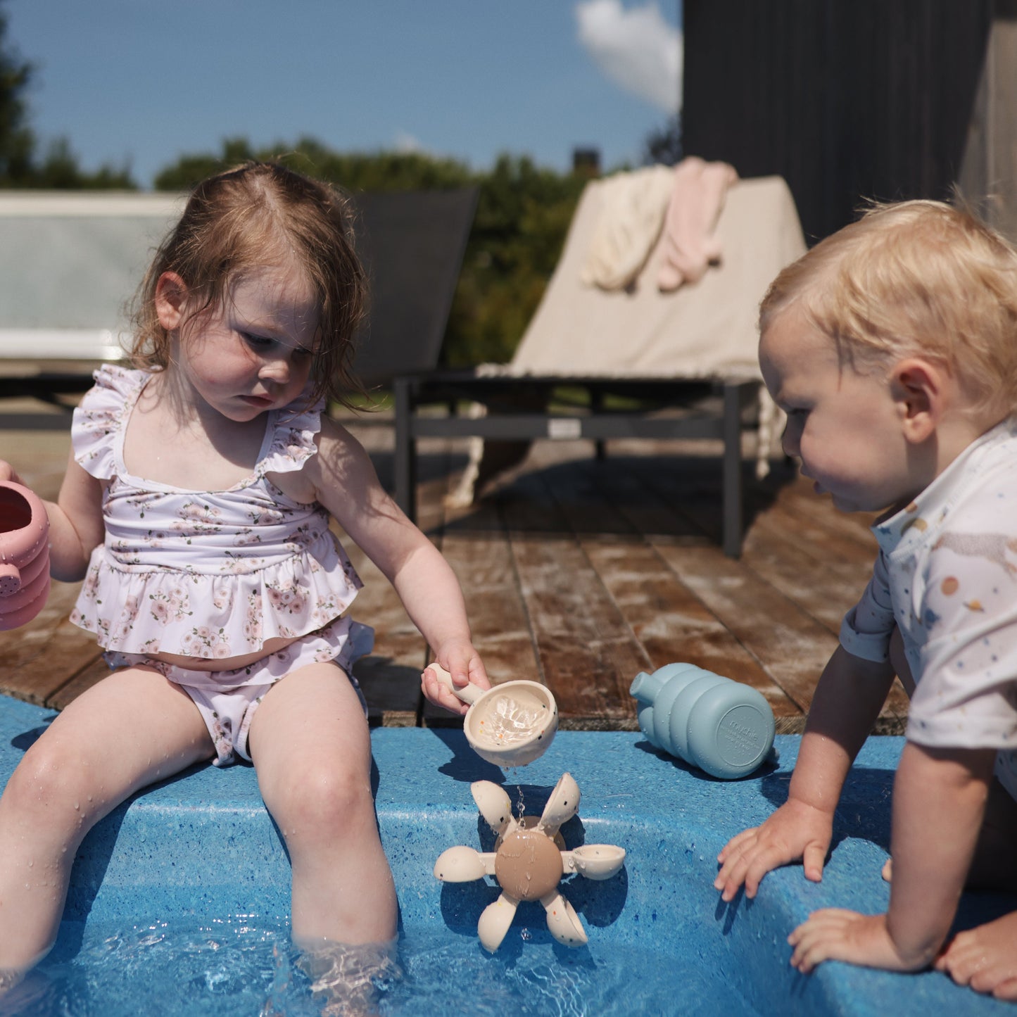 Water Wheel Bath Toy - Chickadees Wooden Toys
